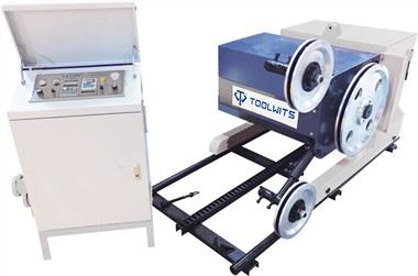 Drahtsägemaschine zum Quadrieren von Blöcken